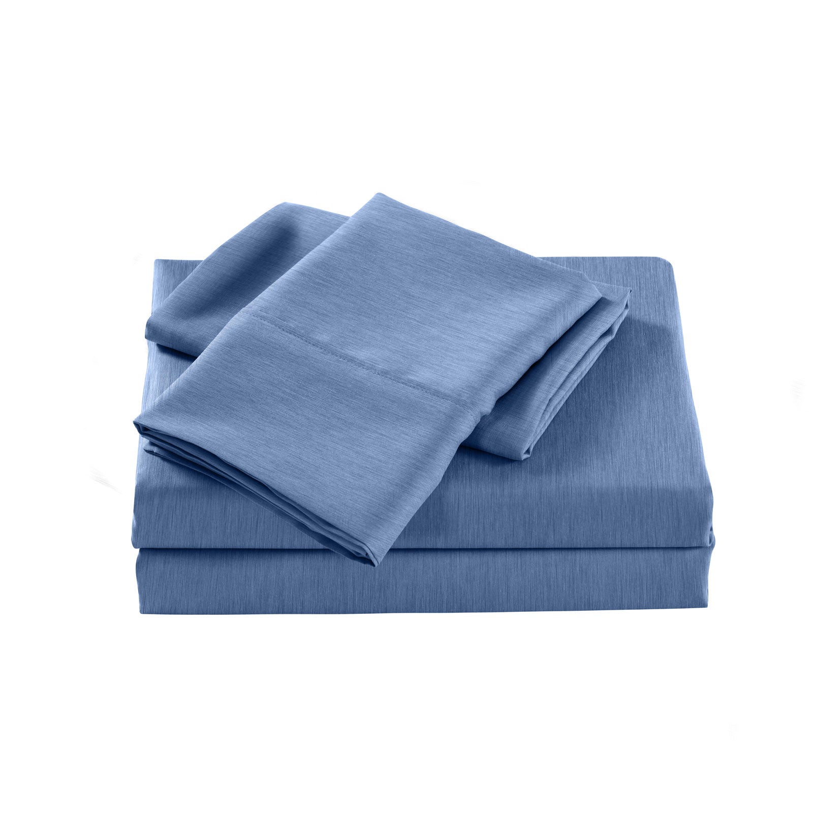 Royal Comfort Bamboo Cooling 2000TC Sheet Set - King Single-Denim-1927503894297055234