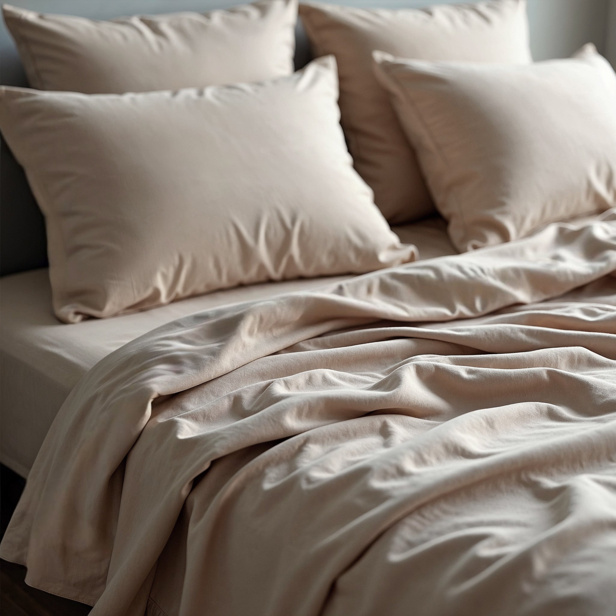 Royal Comfort 1500TC Cotton Rich Fitted 4 PC Sheet sets King Stone-1927503896557785090