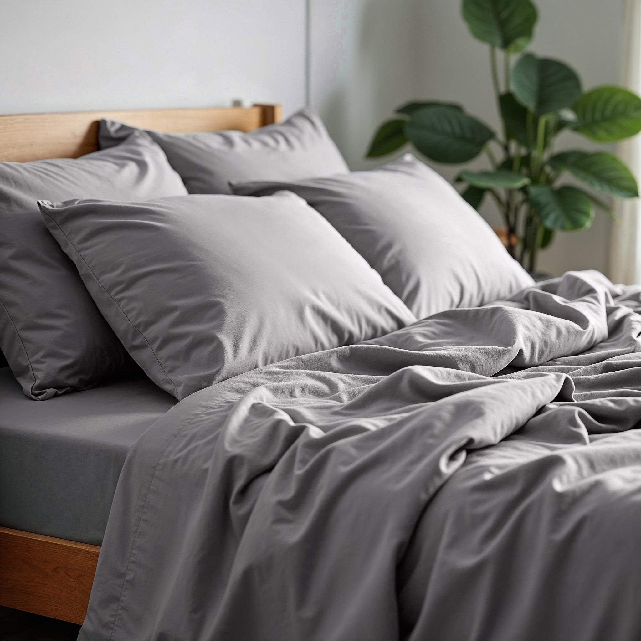 Royal Comfort 1500 TC Cotton Rich Fitted sheet 4 PC Set King-Indigo-1927503896708780035