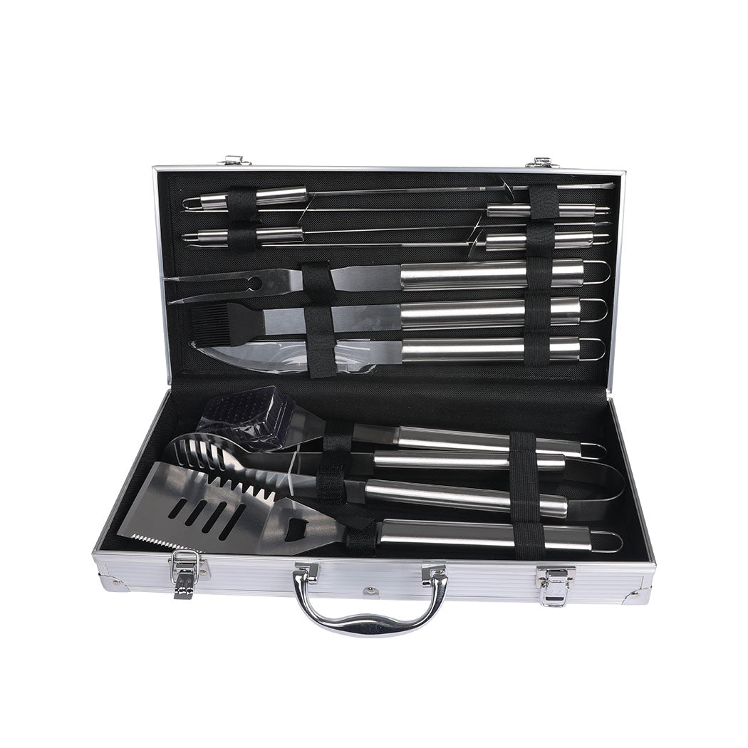 Moyasu 10Pcs BBQ Tool Set Stainless-1942353288699711489