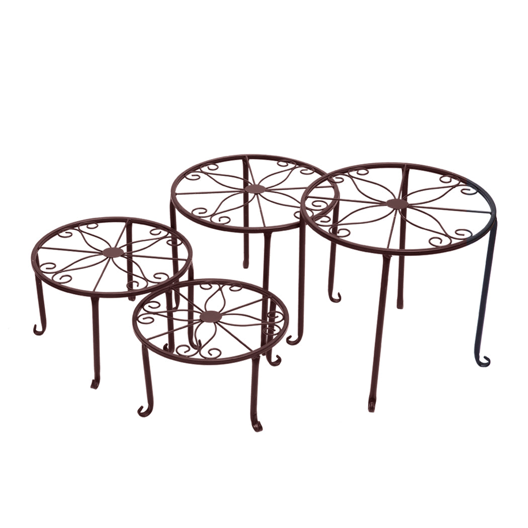 Levede Plant Stand Outdoor Indoor Metal Bronze-1942353791949082625