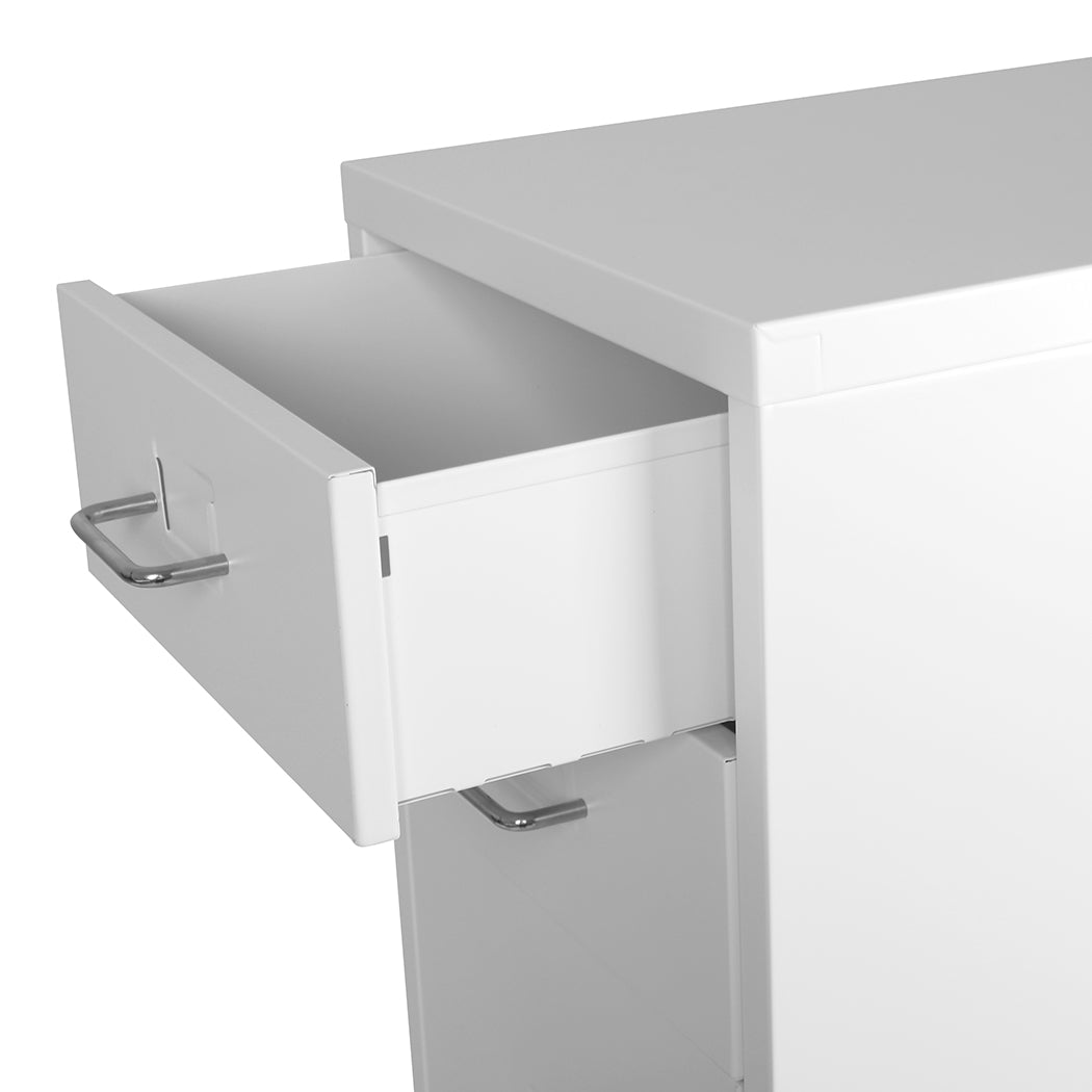 Levede 6 Drawer Office Cabinet Drawers White-1922897593835327491