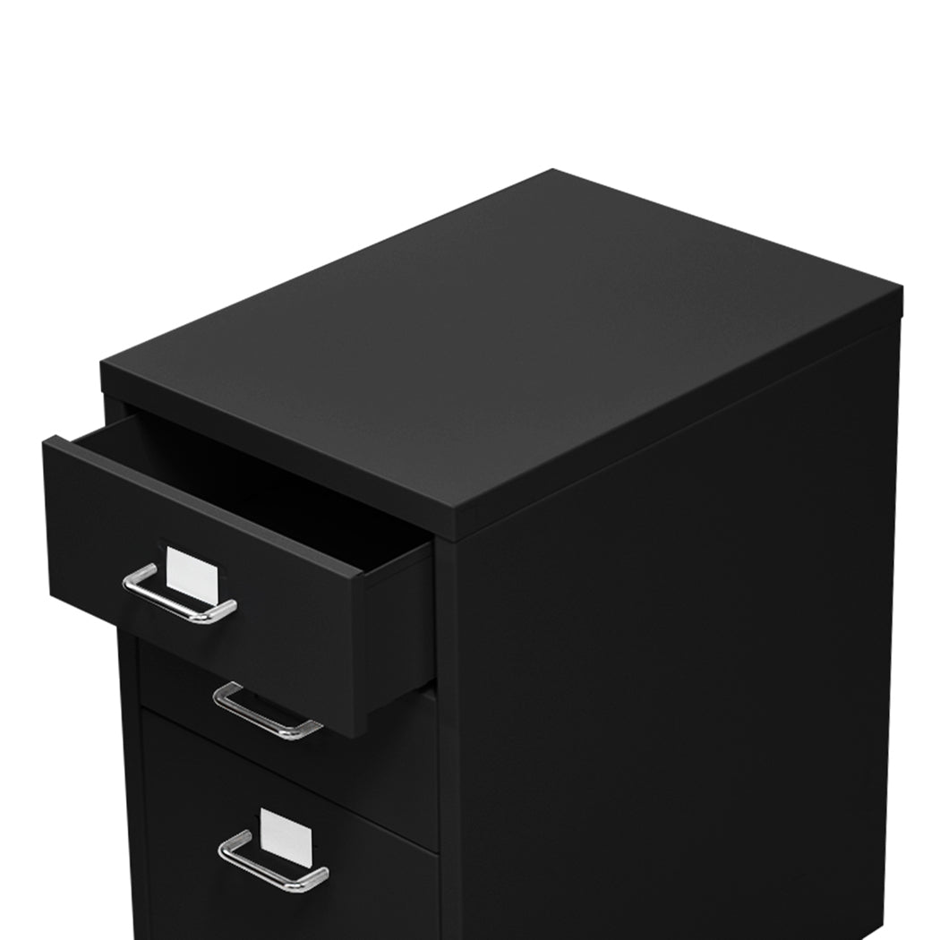 Levede 6 Drawer Office Cabinet Drawers Black-1922897593382342660