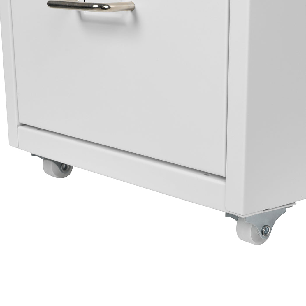 Levede 6 Drawer Office Cabinet Drawers White-1922897593835327492