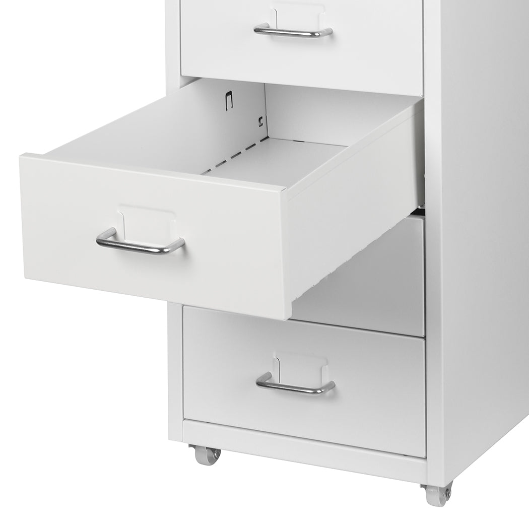 Levede 6 Drawer Office Cabinet Drawers White-1922897593835327493