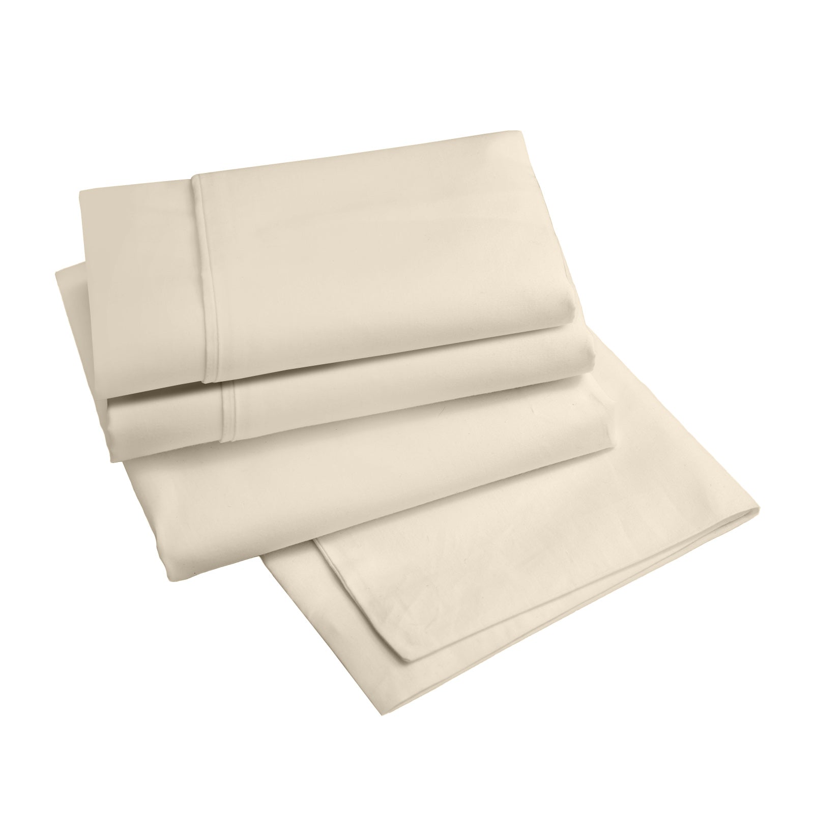 Renee Taylor 1500 Thread count Cotton Blend Sheet sets King Ivory-1927503898990481412