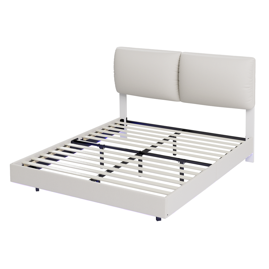 Levede Queen Floating Bed Frame-1910112229932535816