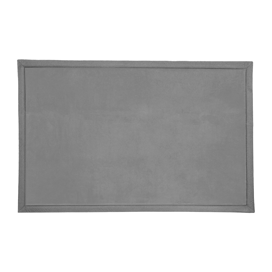 Marlow Coral Velvet Area Rugs Large Mat 120x200cm Grey-1942353699745697800