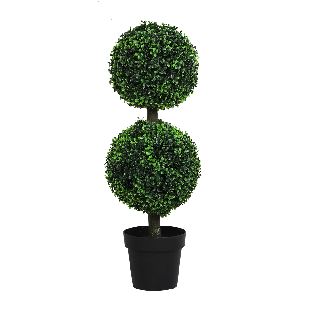Lambu Artificial Double Ball Boxwood Trees-1942353682842652680