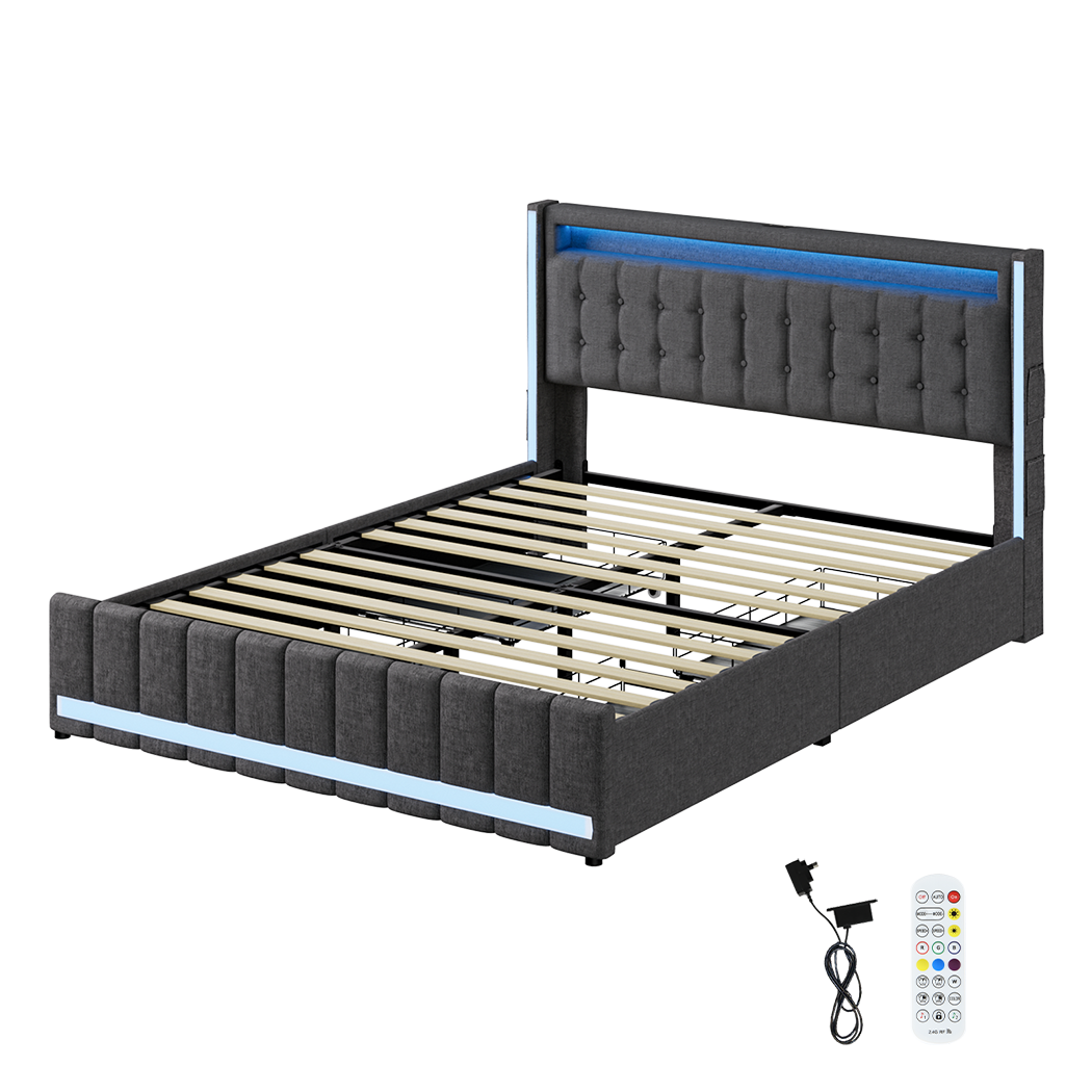 Levede Queen Bed Frame-1910112231203409928