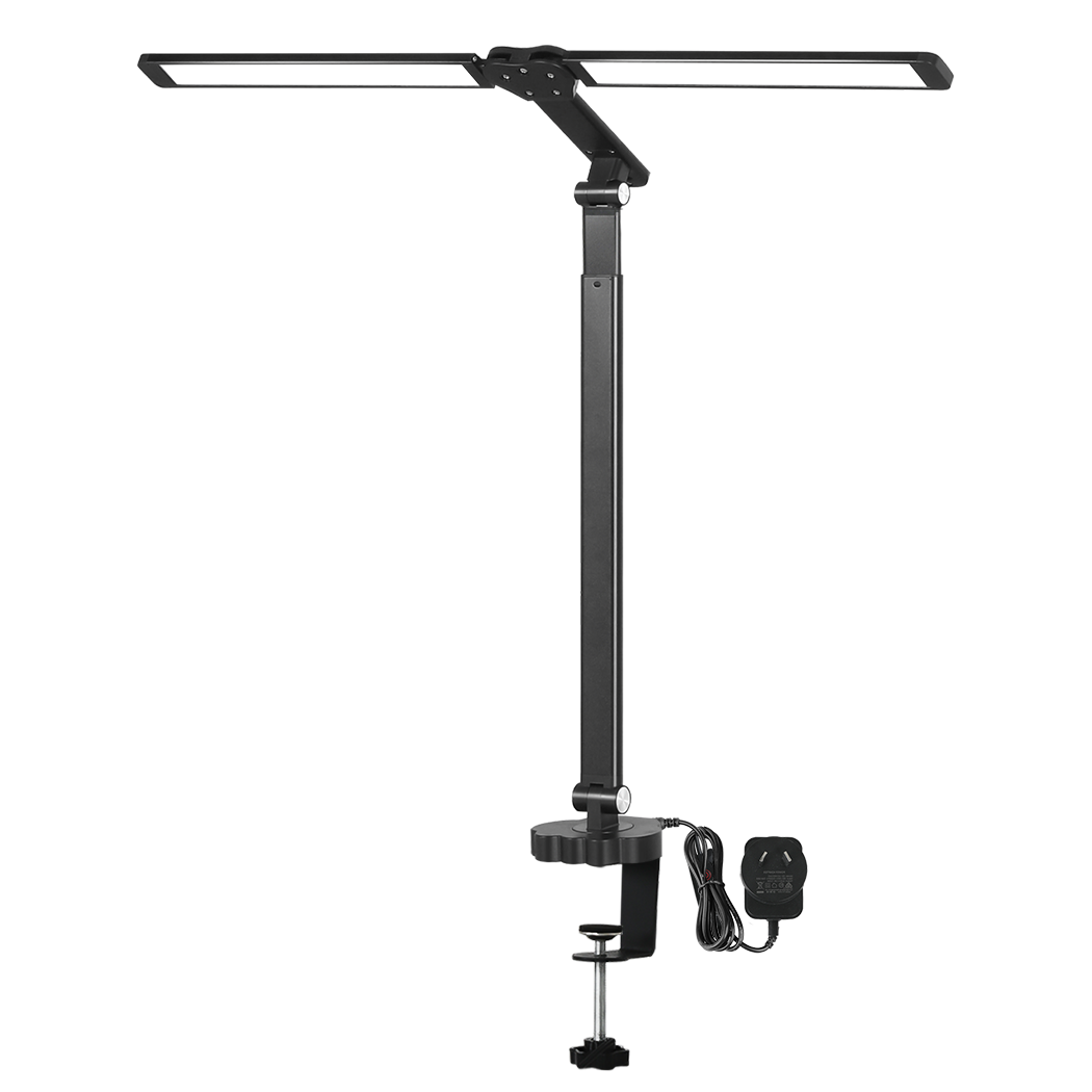 Emitto Double Head LED Desk Lamp Dimmable With Clamp-1942353713863725064