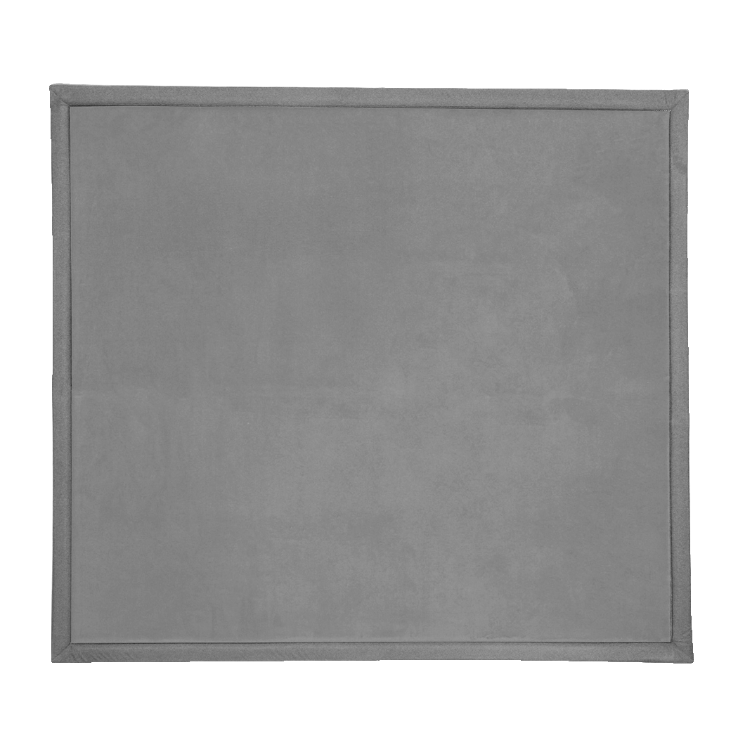 Marlow Coral Velvet Area Rugs Large Mat 180x200cm Grey-1942353700479701000