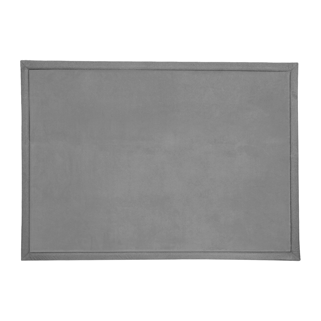 Marlow Coral Velvet Area Rugs Large Mat 150x200cm Grey-1942353700106407944