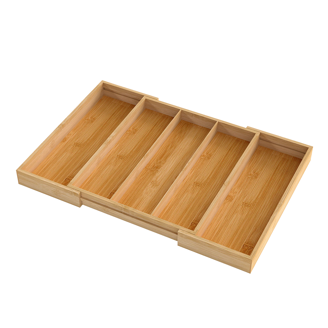 Toque Bamboo Expandable Kitchen Drawer Organizer Storage-2006732763281100808