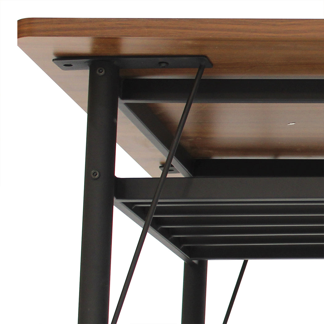 Levede Dining Table Storage Shelf 4-6 Seater 150cm-1910113302139244550