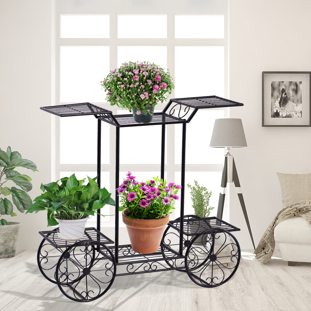 Levede Plant Stand Outdoor Indoor Metal Bronze-1942353791160553479