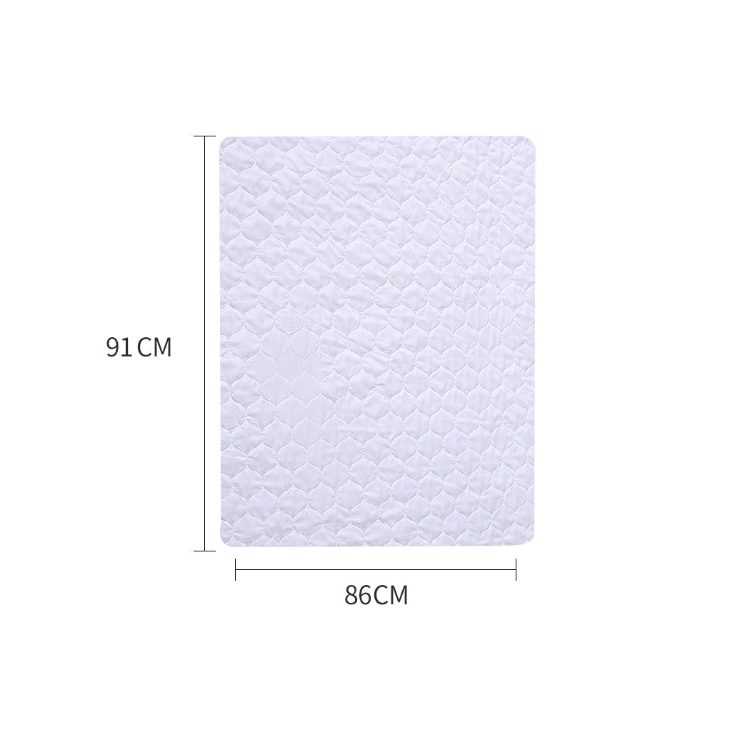 2x Bed Pad Waterproof Bed Protector Single-1910113039223492610