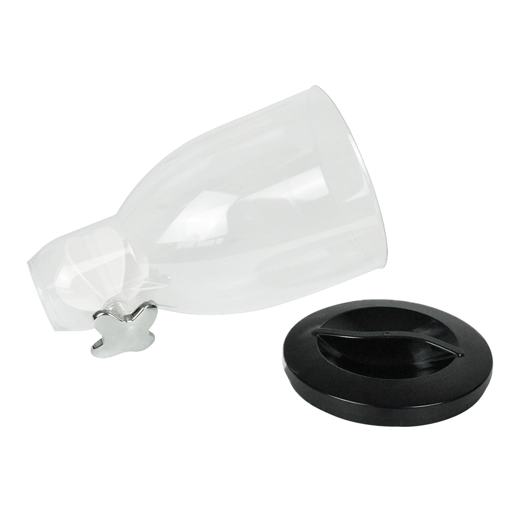 TOQUE Double Cereal Dispenser Dry Food Black-2006733302156890118