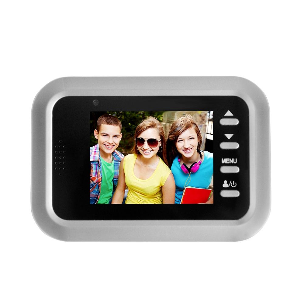 2.4 Screen 2.0Mp Security Camera With Tf Card Slot - Silver-1915196593859072001