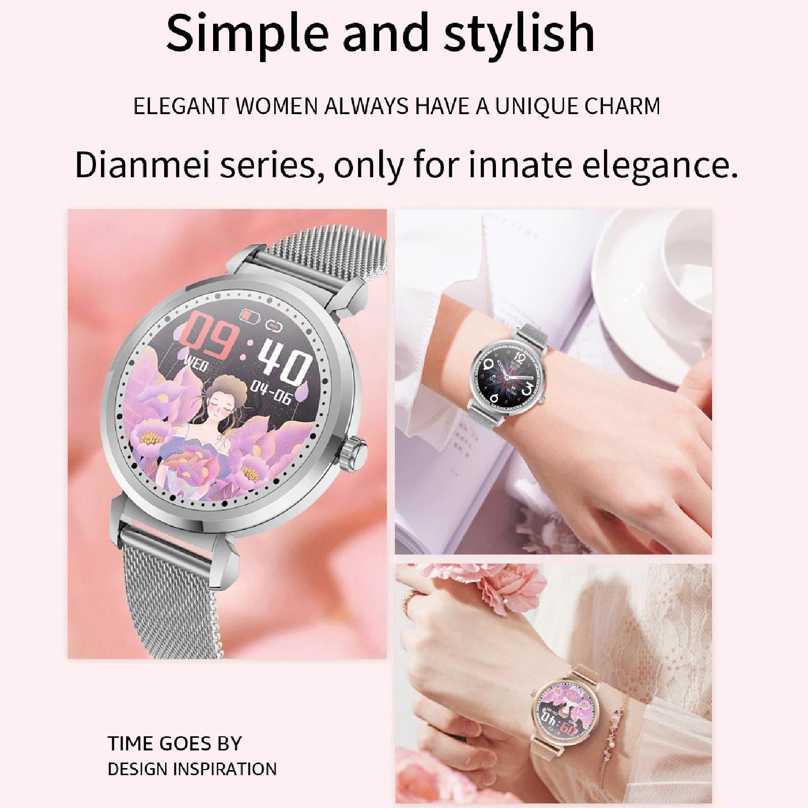 Health Monitoring Smart Watch With Heart Rate And Blood Pressure Options-1915196598065958917