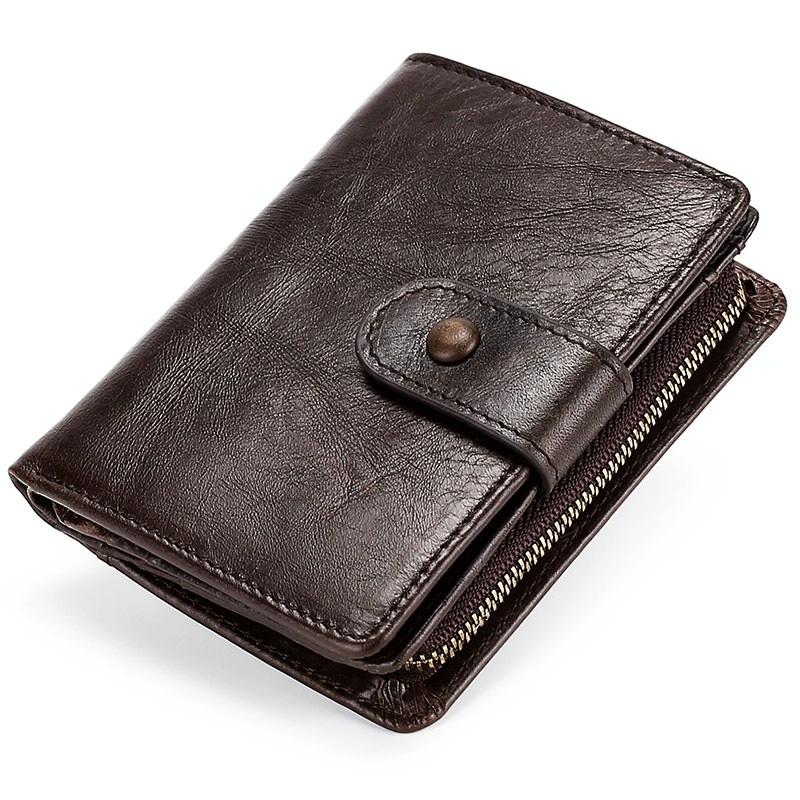 Leather Rfid Wallet - Multi-Functional-1915197091622293505