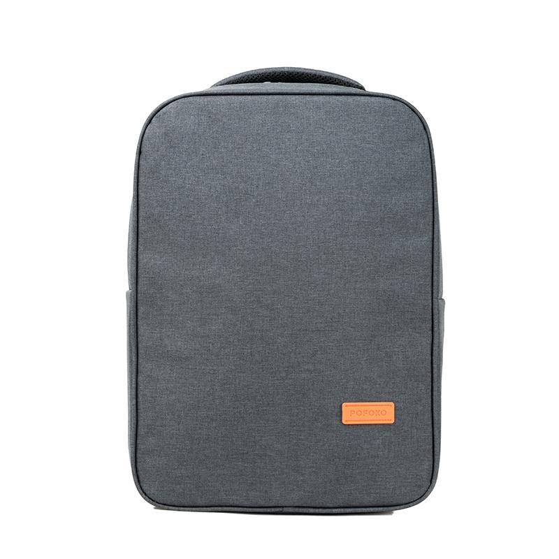 15 Inch Waterproof Laptop Handbag - Dark Gray Polyester-1915196543376429059