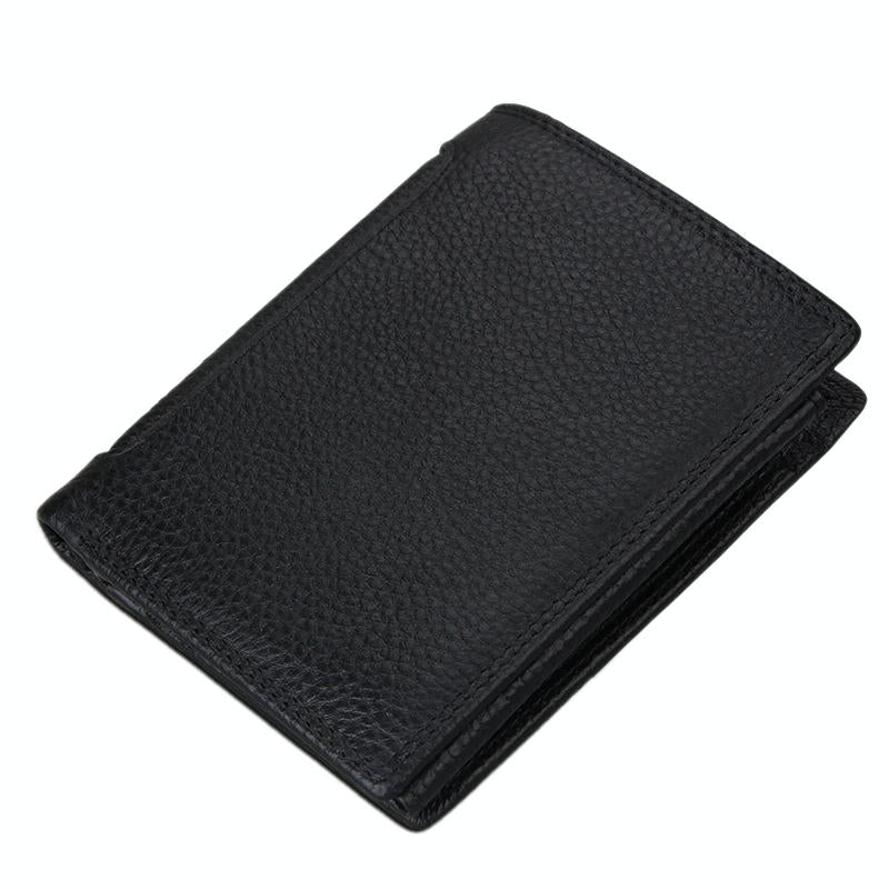 Men Leather Rfid Blocking Card Holder Wallet - 13X10.2X2.5Cm-1909402159473102848