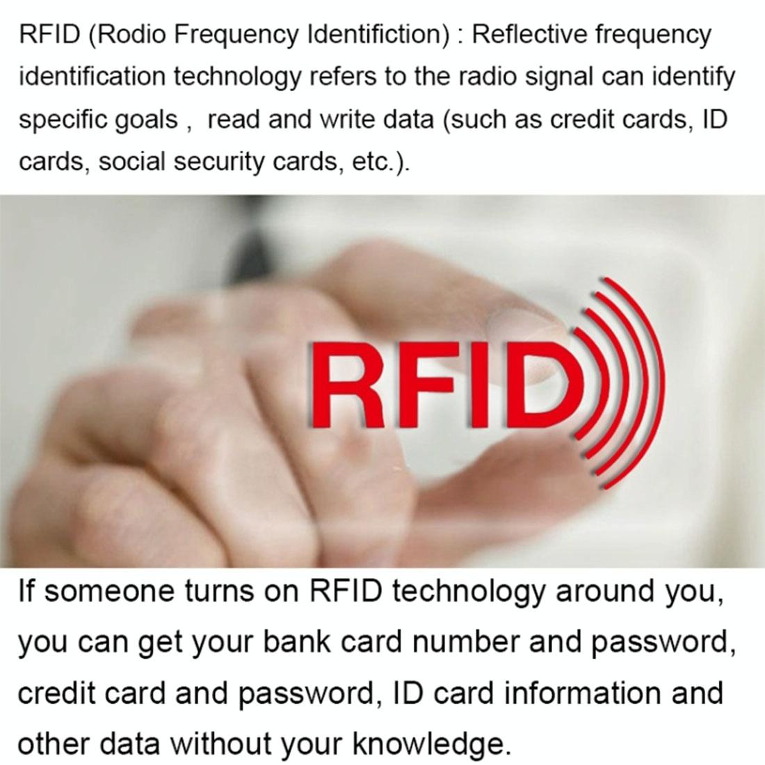 10 Rfid Blocking Aluminum Foil Card Holders - 9.1X6.3Cm - Pack Of 10-1915198062448480260
