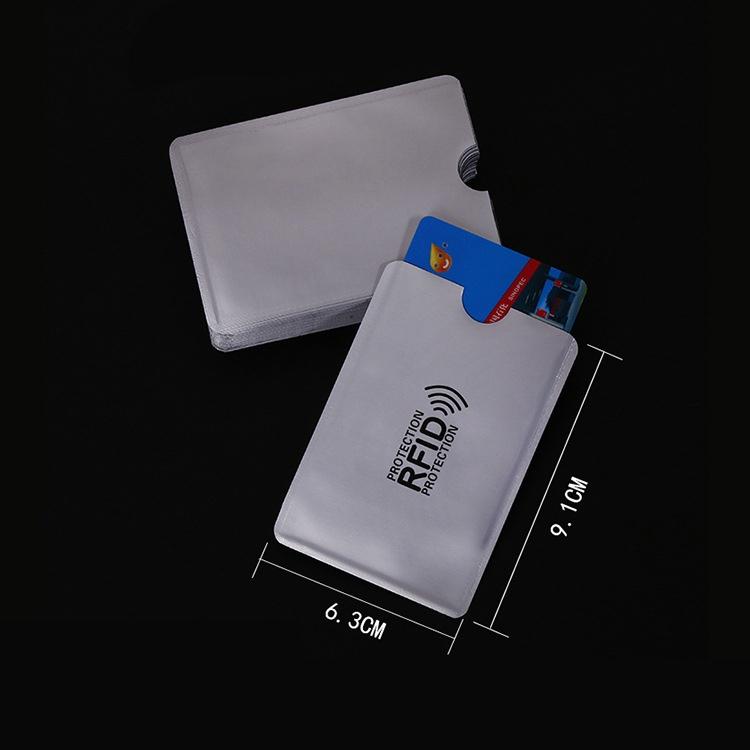 Aluminum Foil Rfid Blocking Card Holder-1915196665451646977