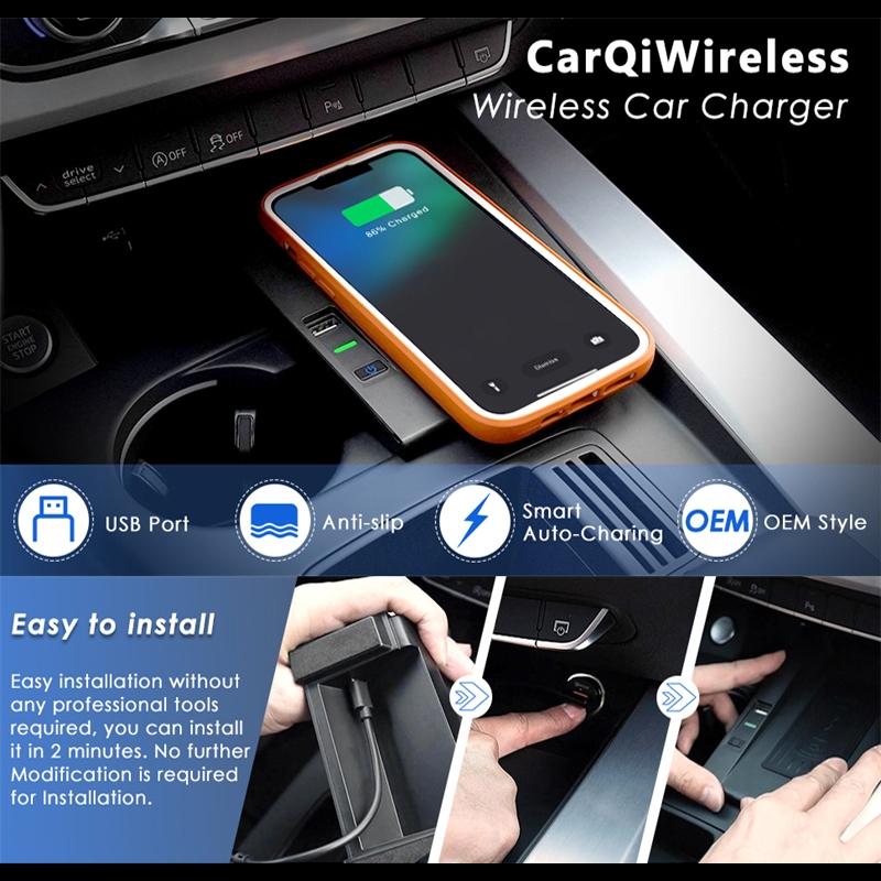 15W Wireless Charger For Audi A4 A5 S4 S5 2017-2021 - Qi Standard-1915197246719266819