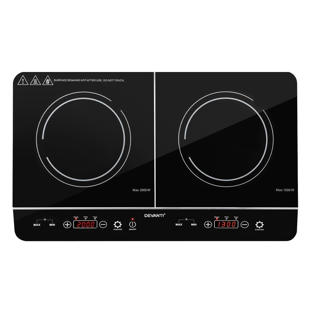 Devanti Portable Induction Cooktop 60cm Portable Cooker 15A Plug