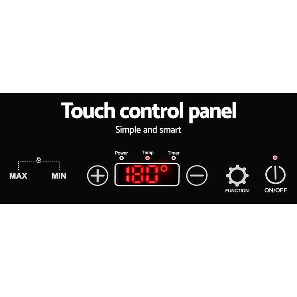 Devanti Portable Induction Cooktop 60cm Portable Cooker 15A Plug