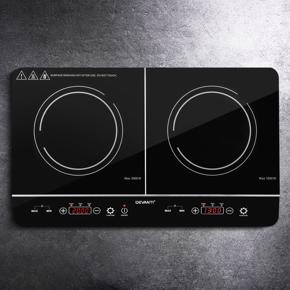 Devanti Portable Induction Cooktop 60cm Portable Cooker 15A Plug
