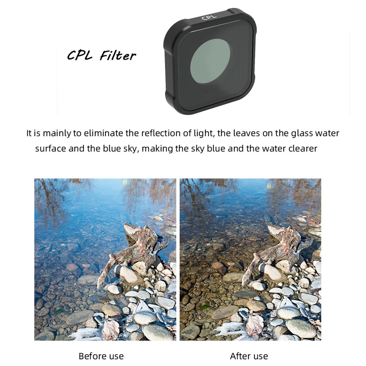 Kb Series Star Cpl Night Lens Filter For Gopro Hero10 / 9 - Nd8 / 16 / 32-1915197012517720070