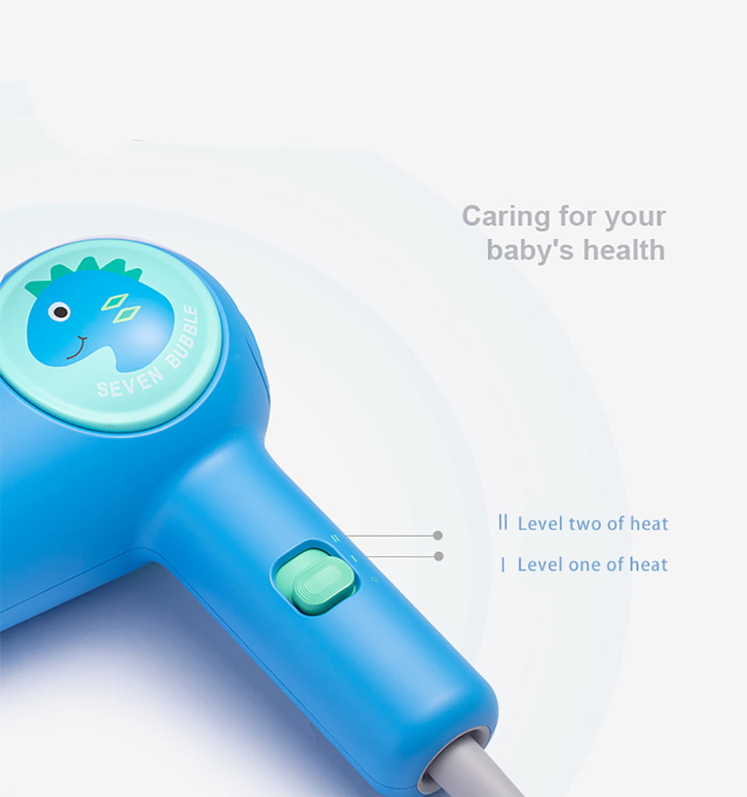 Seven Bubble ultra quiet Kids Hair Dryer-1942353124870197252