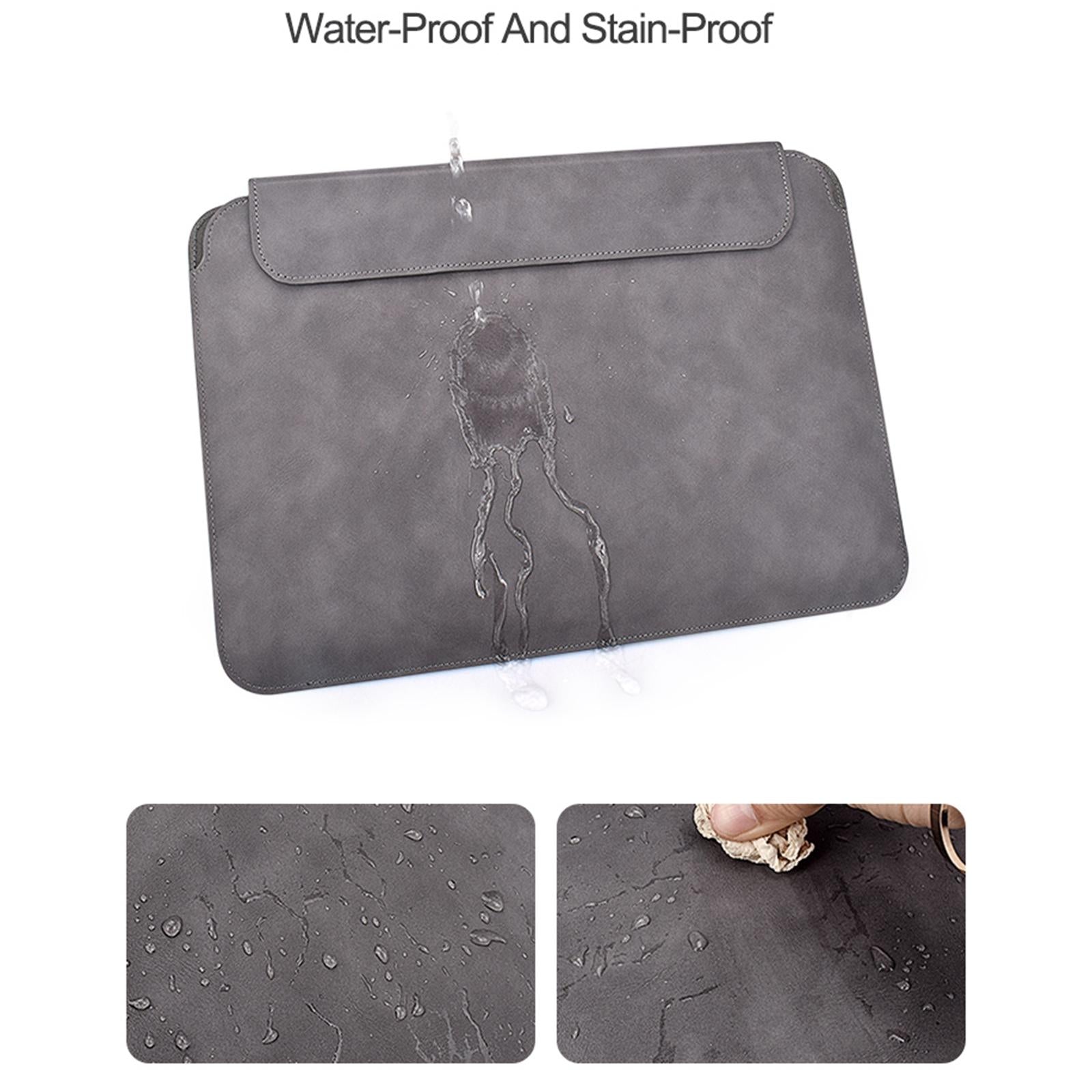 Lightweight Sheepskin Notebook Liner Bag - Deep Space Gray 14.1-15.4 Inch-1915196974592823303