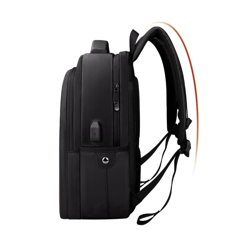 Universal Business Backpack With Usb Charging Port - Black 13-15 Inch-1915197120160337922