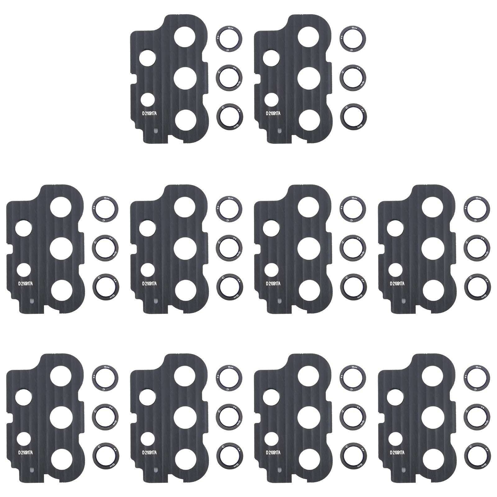 10-Piece Camera Lens Covers For Samsung A736B - Assorted Colours-1915197815689187332