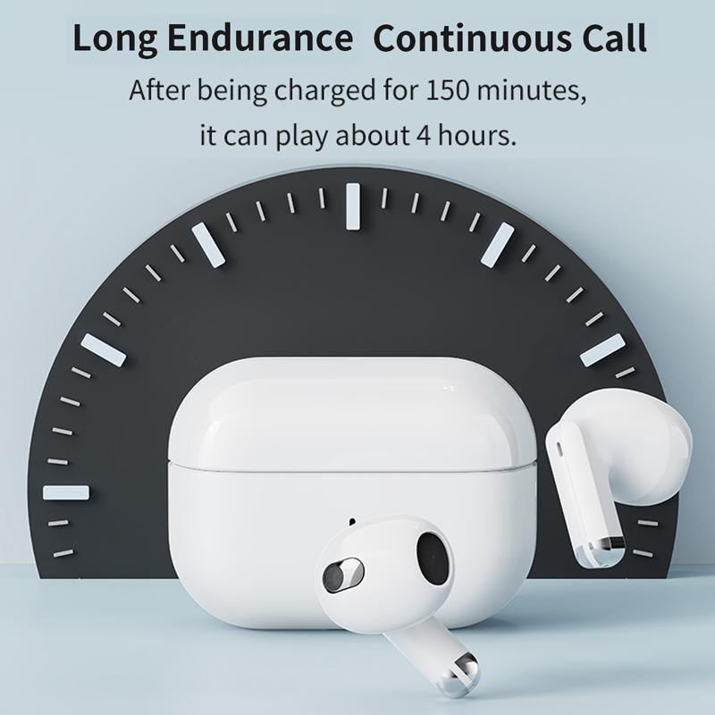 High-Fidelity Bluetooth 5.3 Earphones - White-1915197121158582277