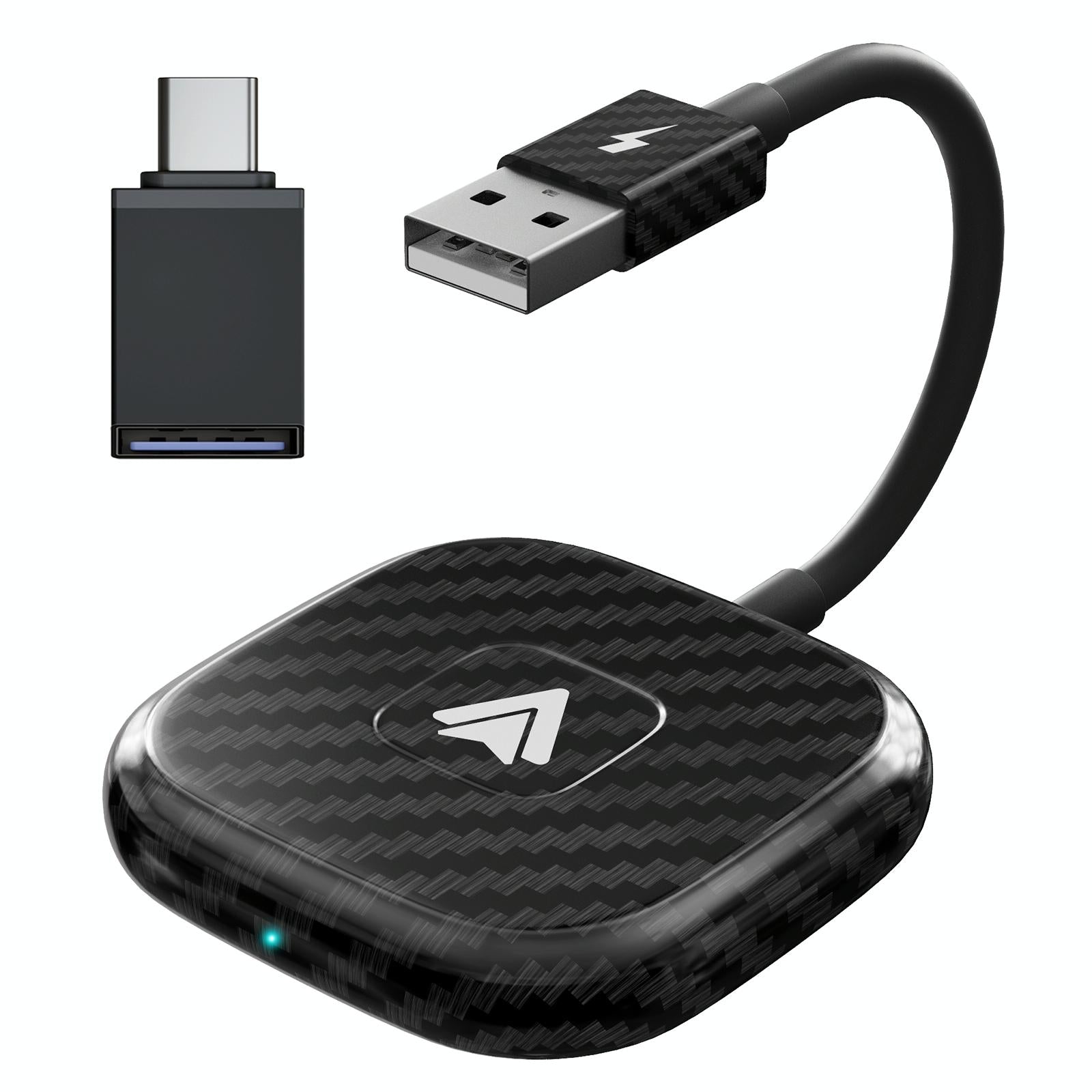 Wireless Carplay Adapter For Android - Carbon Fiber-1915196869148020736