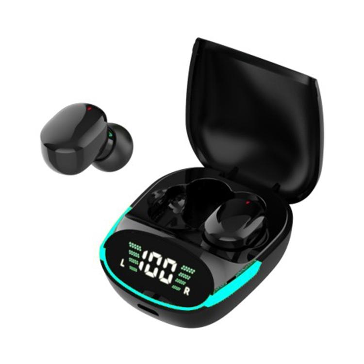 Intelligent Bluetooth Earphones With Digital Display - Black-1915197121338937351