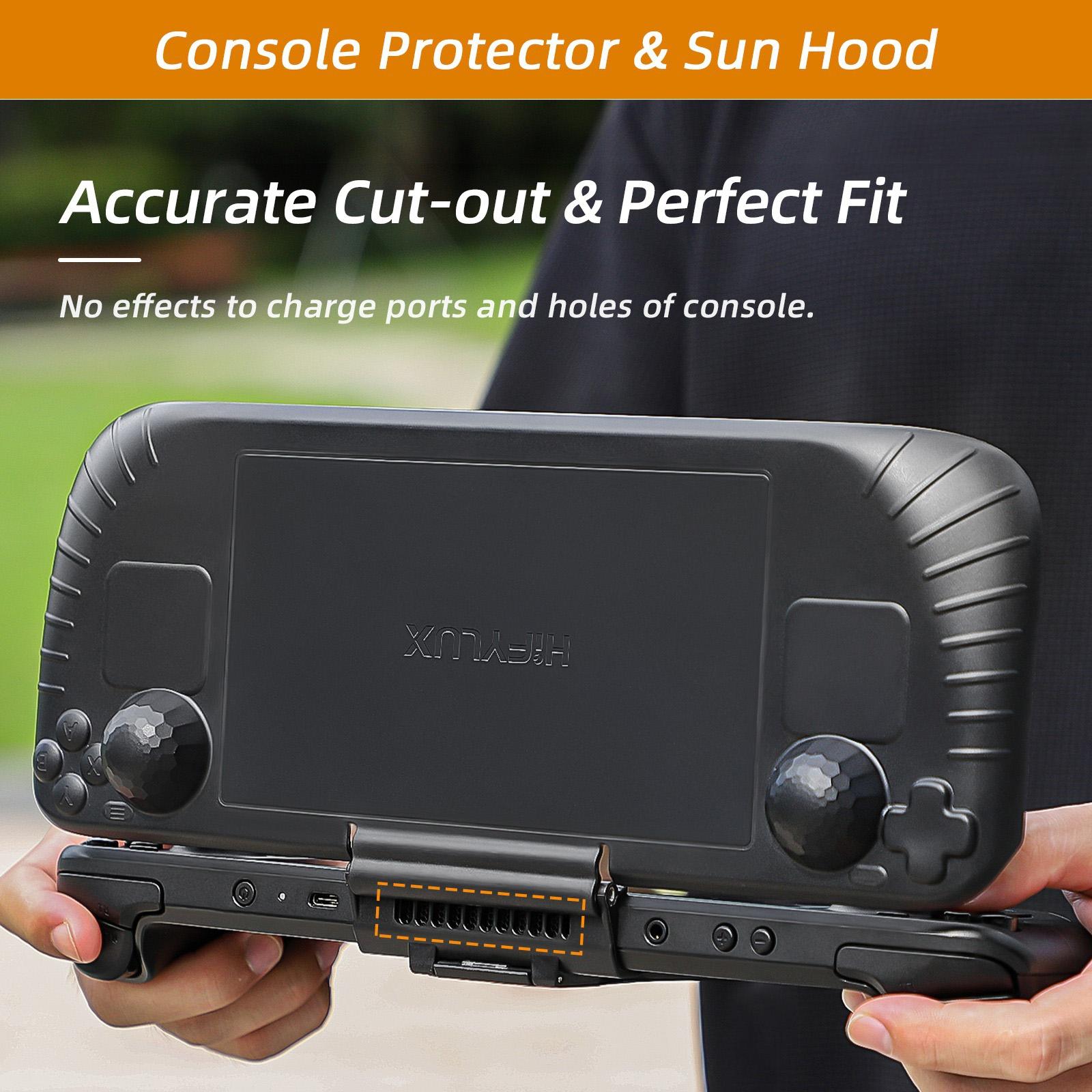 3-In-1 Gaming Console Protector With Sun Hood And Kickstand-1915196823597879301