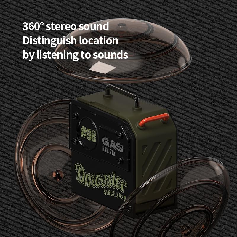 Oil Barrel Bluetooth Earphones - Black / Green Tws-1915197122844692487