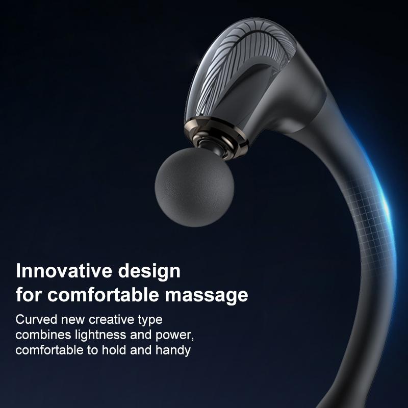 Handheld Electric Massager - Yesido Mg07 - Black-1915196851817156610