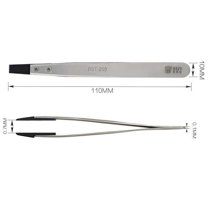 Stainless Steel Anti-Static Tweezer - Best Bst 250-1915198048699551747