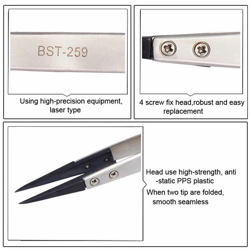 Stainless Steel Anti-Static Tweezer - Best For Precision-1915197913462607877