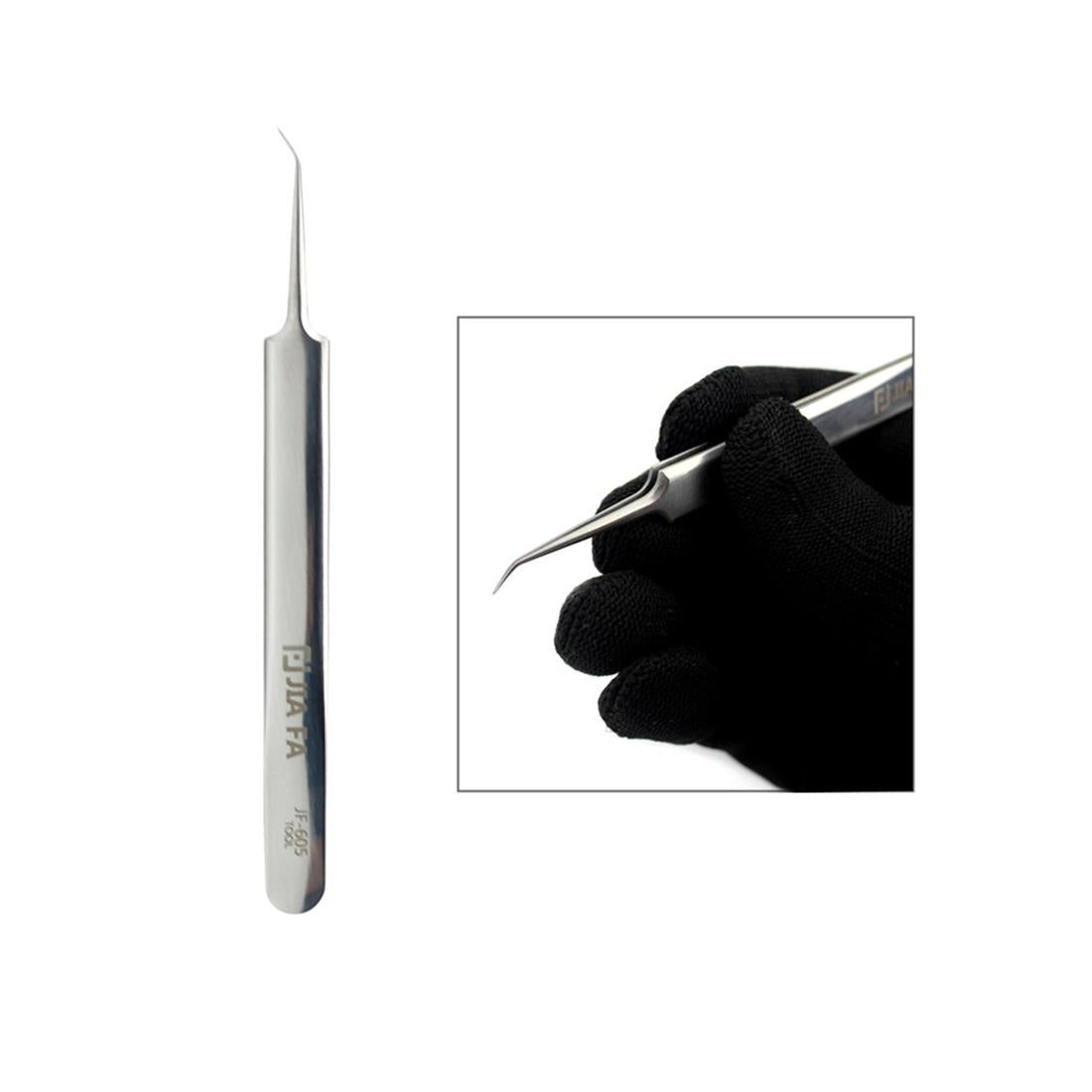 Stainless Steel Curved Tip Tweezers - Jf 605-1915198016235638792