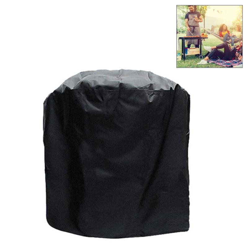 Waterproof Bbq Grill Cover - Anti-Uv Dust-Proof 210D Oxford Cloth - 58X77Cm - Black-1915196793222729734