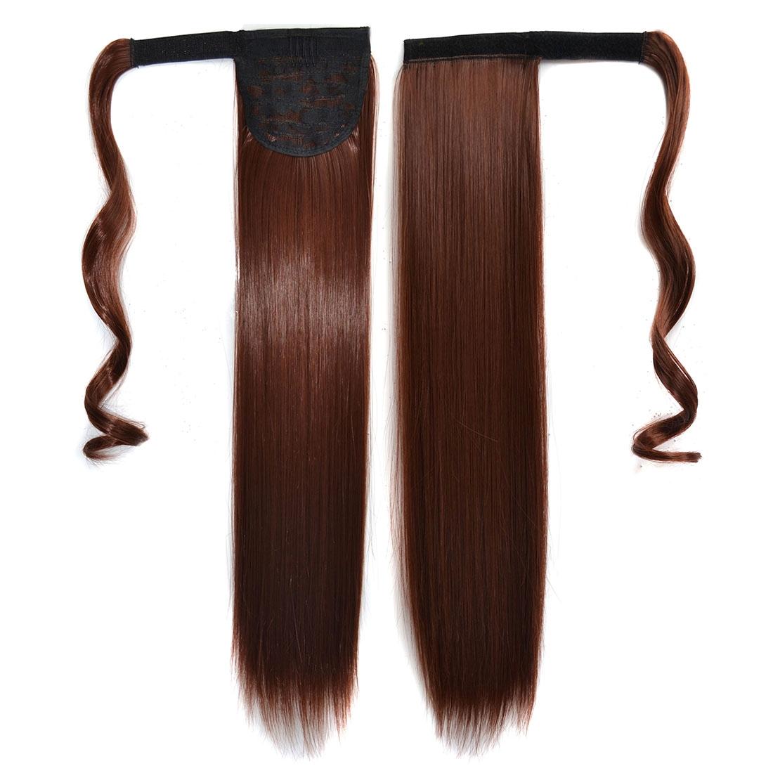 Long Straight Ponytail With Invisible Bandage For Natural Look-1915197059984658436