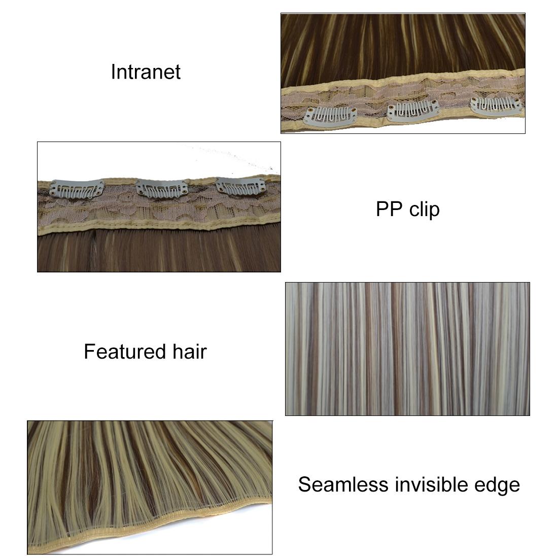 Long Straight Clip-In Wig Extension - 18 Inches-1915197053466710018